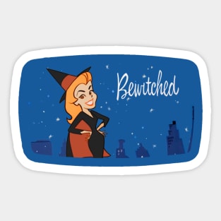 Bewitched Show Opening Title - Just wiggle your nose !!! Sticker